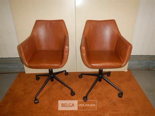 Set van 2 stuks vergadertafel stoel maison du monde - afbeelding 1 van  4