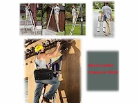Set van 2 telescopische ladders, telescopische trapladder 5m - afbeelding 7 van  7
