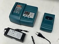 Set van 2 vervangende opladers voor makita 7,2v tot 18v nicd nimh en li-on batterijen - afbeelding 1 van  1