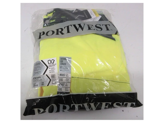 Set van 2 werkbroeken portwest pw3 hi-vis pw340 maat 48 - afbeelding 2 van  3