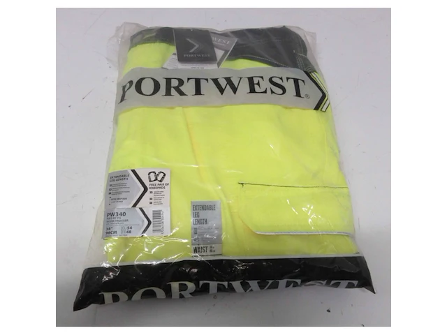 Set van 2 werkbroeken portwest pw3 hi-vis pw340 maat 54 - afbeelding 2 van  3