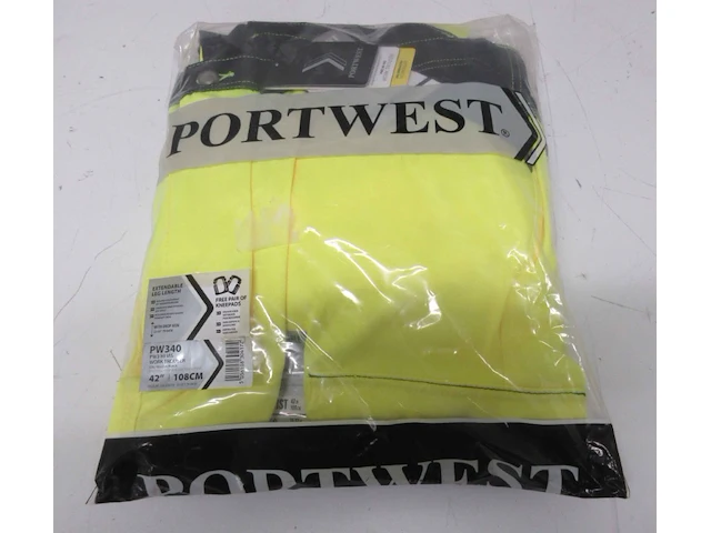 Set van 2 werkbroeken portwest pw3 hi-vis pw340 maat 58 - afbeelding 2 van  3