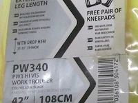 Set van 2 werkbroeken portwest pw3 hi-vis pw340 maat 58 - afbeelding 3 van  3