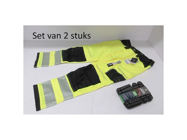 Set van 2 werkbroeken portwest pw3 hi-vis pw340 maat 60 - afbeelding 1 van  3