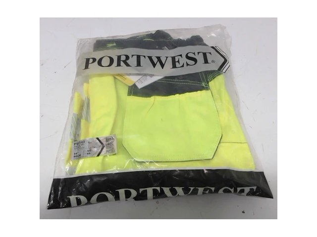 Set van 2 werkbroeken (shorts) portwest pw3 hi-vis pw343 maat 50 - afbeelding 2 van  3