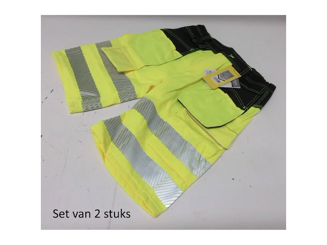 Set van 2 werkbroeken (shorts) portwest pw3 hi-vis pw343 maat 54 - afbeelding 1 van  3