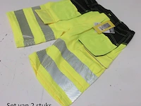 Set van 2 werkbroeken (shorts) portwest pw3 hi-vis pw343 maat 54 - afbeelding 1 van  3