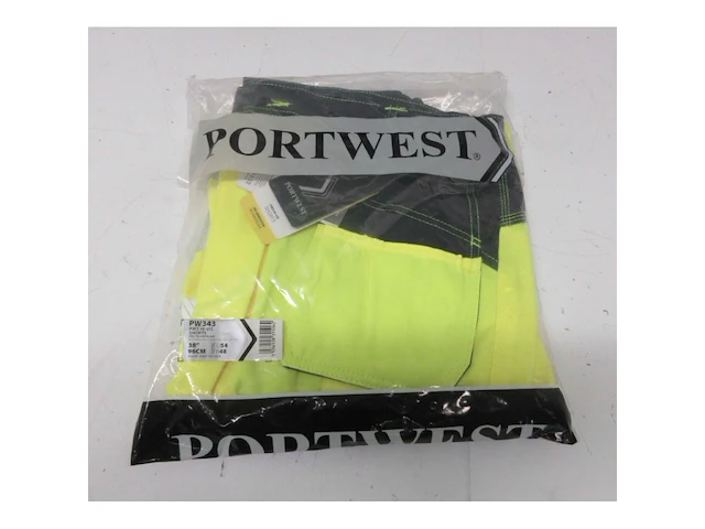 Set van 2 werkbroeken (shorts) portwest pw3 hi-vis pw343 maat 54 - afbeelding 2 van  3
