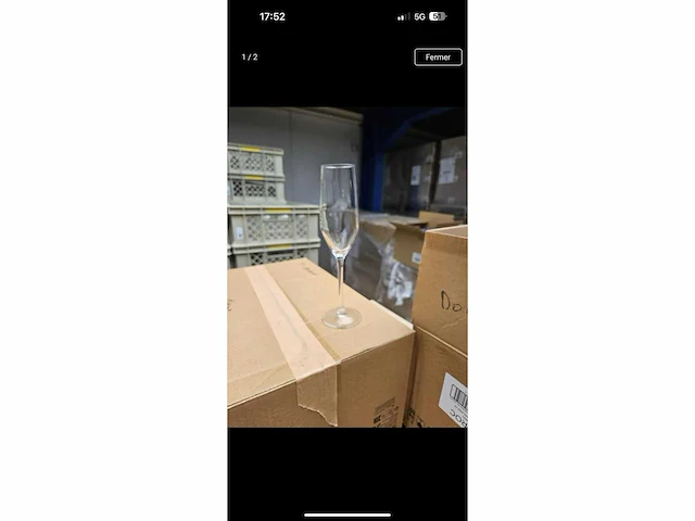 Set van 240 chef sommerlier champagneglazen 24 cl (240×) - afbeelding 2 van  2