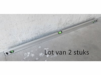 Set van 2x waterpas stanley stht1-43114 classic magnetisch 1200mm - afbeelding 1 van  2
