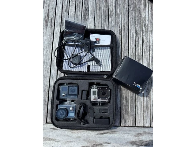Set van 3 actioncamera's go pro - afbeelding 1 van  17
