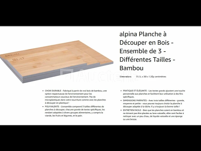 Set van 3 alpina snijplanken - afbeelding 1 van  1