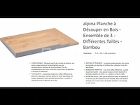 Set van 3 alpina snijplanken - afbeelding 1 van  1