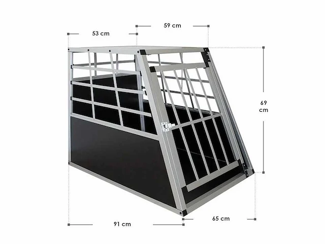 Set van 3 aluminium hondendragers - afbeelding 3 van  8