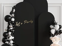 Set van 3 bruiloftsbooghoezen - afbeelding 4 van  4