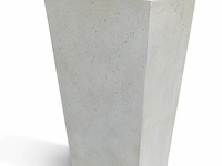 Set van 3 eschbach concrete high conical box antique white - afbeelding 1 van  3