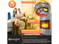 Set van 3 keramische gaskachels 4.200 w - afbeelding 4 van  6