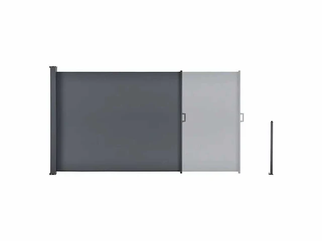 Set van 3 moderne zijluifels voor tuinen en terrassen - 500x200cm - afbeelding 8 van  10
