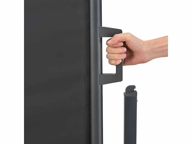 Set van 3 moderne zijluifels voor tuinen en terrassen - 500x200cm - afbeelding 9 van  10