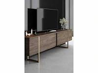 Set van 3 stuks - walnoot en gouden afwerking - afbeelding 9 van  13
