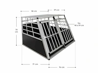Set van 3 xl aluminium hondentassen - 96 × 91 × 70 cm - afbeelding 6 van  6