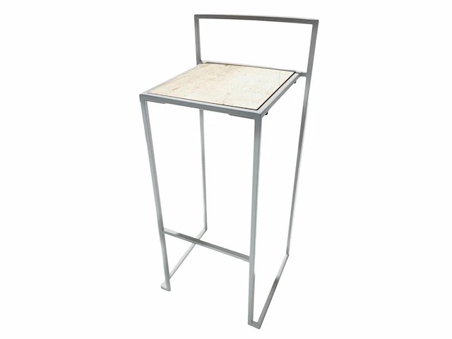 Set van 30 professionele barkrukken met trolley - almond white - afbeelding 1 van  9