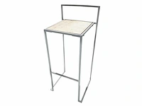 Set van 30 professionele barkrukken met trolley - almond white - afbeelding 1 van  9