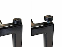 Set van 30 professionele barkrukken met trolley - zwart/bruin - afbeelding 4 van  9