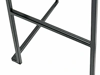 Set van 30 professionele barkrukken met trolley - zwart/bruin - afbeelding 7 van  9