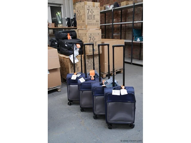 Set van 4 bagagetrolies blauw - afbeelding 5 van  5