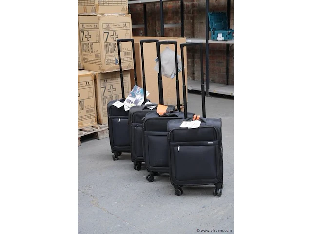 Set van 4 bagagetrolies zwart - afbeelding 5 van  5