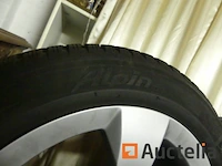 Set van 4 banden winter op aluminium velgen - afbeelding 7 van  11