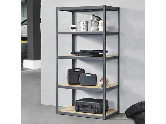 Set van 4 basic opbergplanken 200 x 100 x 60 cm - afbeelding 1 van  3
