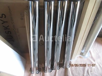 Set van 4 chromer voetjes - afbeelding 2 van  3