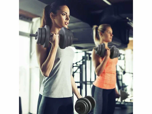 Set van 4 halters 20 kg - afbeelding 1 van  7