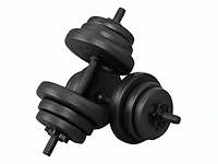 Set van 4 halters 20 kg - afbeelding 2 van  7
