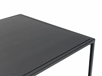 Set van 4 industriële barkrukken met 1 bartafel - zwart - stapelbaar - afbeelding 5 van  6