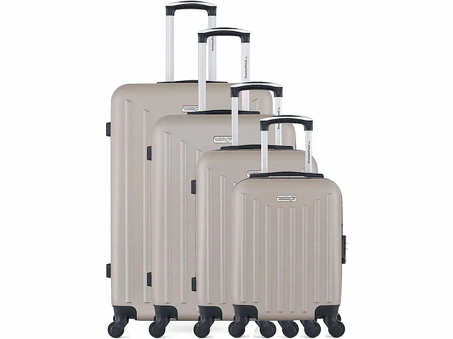 Set van 4 koffers - 4 wielen - afbeelding 2 van  5