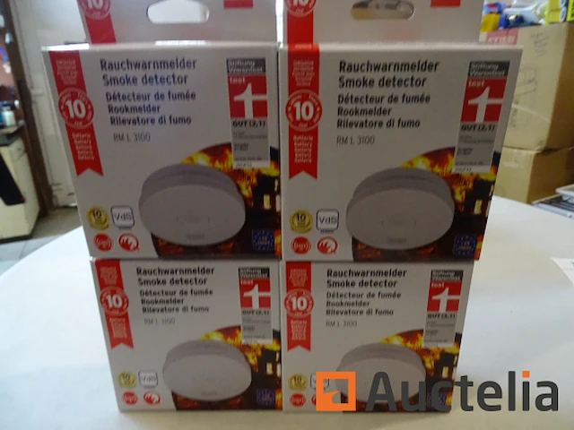 Set van 4 rookmelders brennenstuhl rm l 3100 - afbeelding 1 van  4