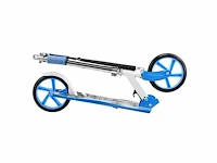Set van 4 scooters met xxl wielen, voetsteunen, frictierem op achterwiel - afbeelding 5 van  9