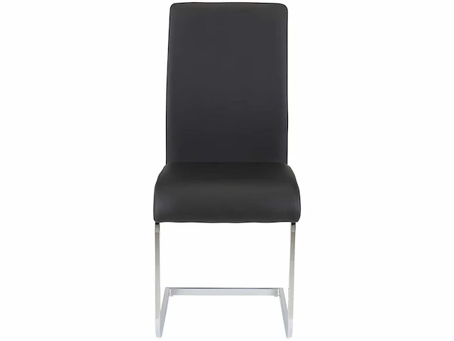 Set van 4 stoelen - faux zwart - afbeelding 4 van  8