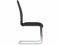 Set van 4 stoelen - faux zwart - afbeelding 6 van  8
