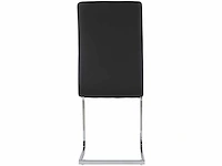 Set van 4 stoelen - faux zwart - afbeelding 7 van  8