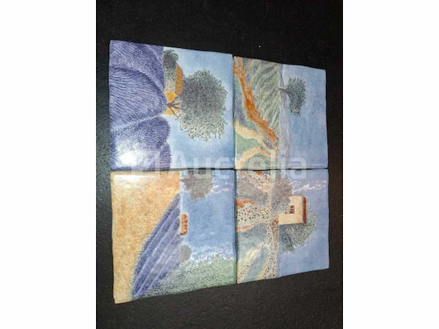 Set van 4 stuks jasba provence 10x10 decoraties, nieuw verpakt - afbeelding 1 van  1