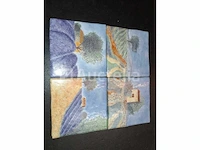 Set van 4 stuks jasba provence 10x10 decoraties, nieuw verpakt - afbeelding 1 van  1