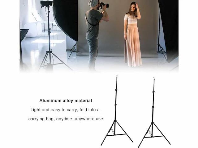 Set van 42 foto-achtergrondhouders 2 x 3 m - afbeelding 2 van  5