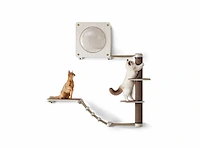 Set van 5 cat wall furniture, cat climbing wall - afbeelding 2 van  8