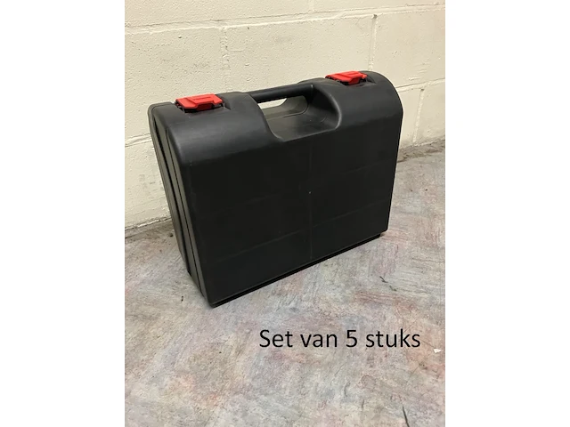 Set van 5 koffers voor elektrisch gereedschap - afbeelding 1 van  3