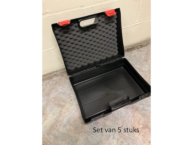 Set van 5 koffers voor elektrisch gereedschap - afbeelding 2 van  3