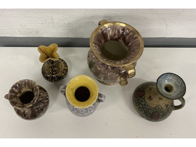 Set van 5 mooie vaasjes - afbeelding 2 van  3